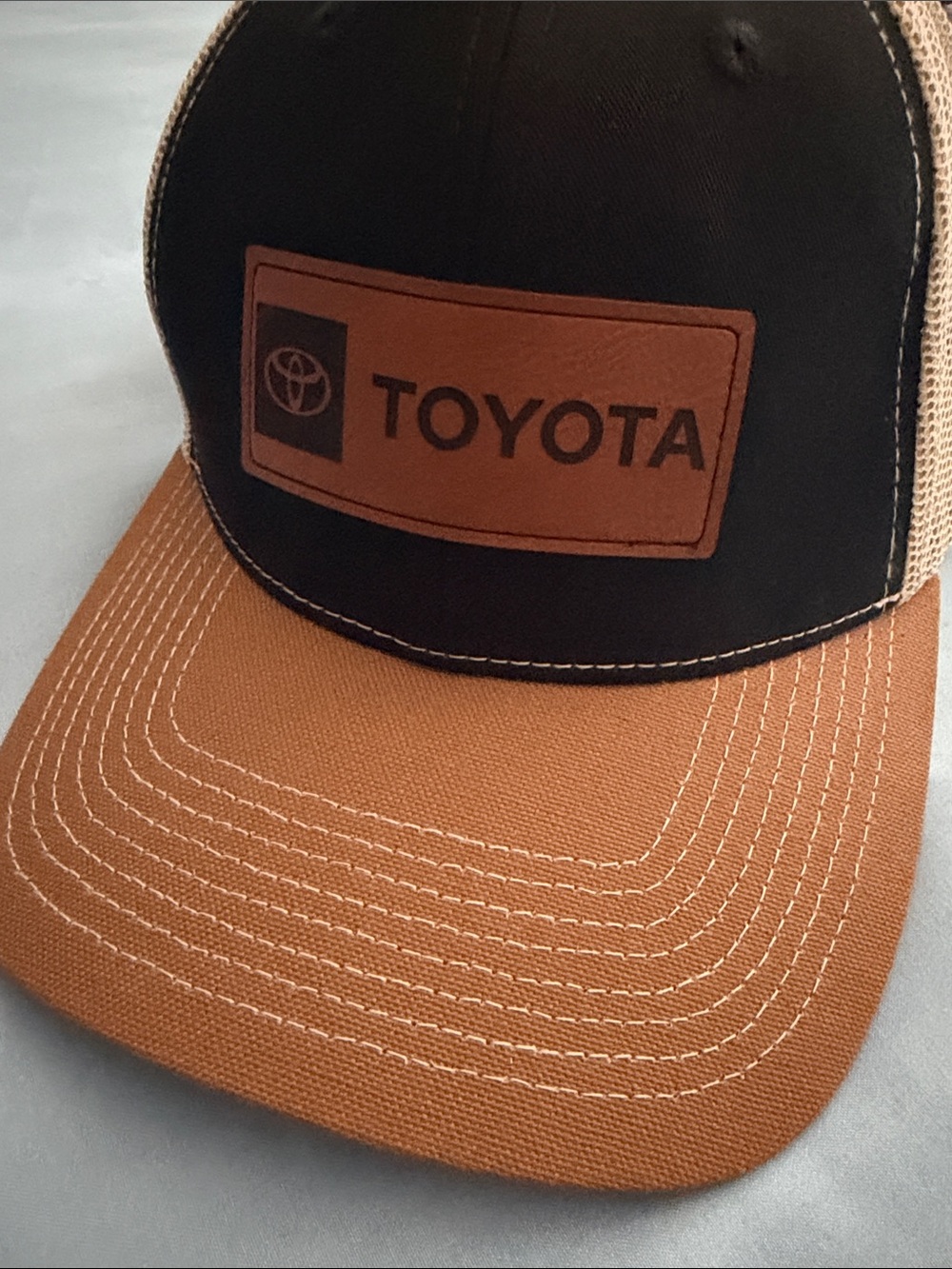 Toyota Men's Black & Brown Trucker Hat